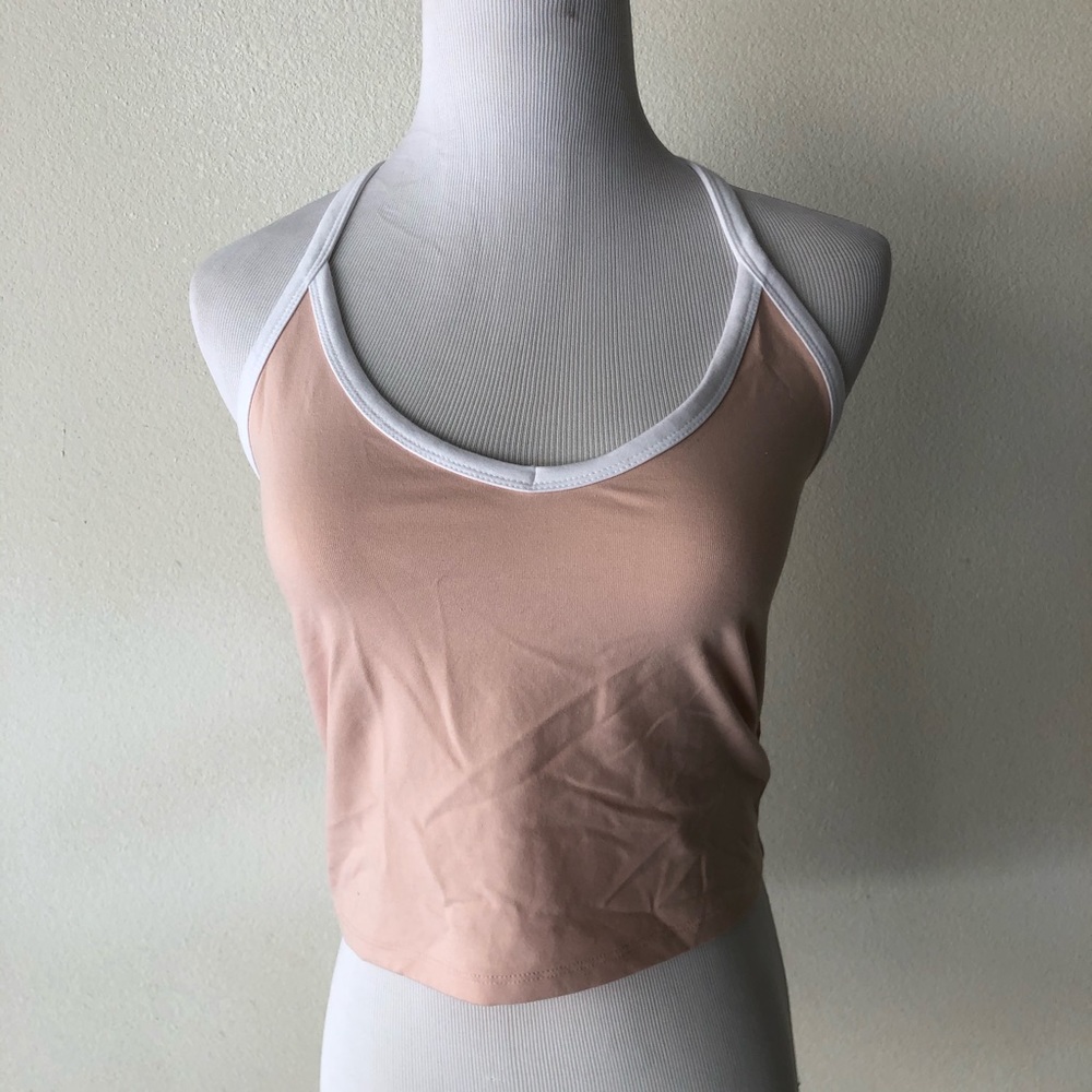 Cross back tank top
